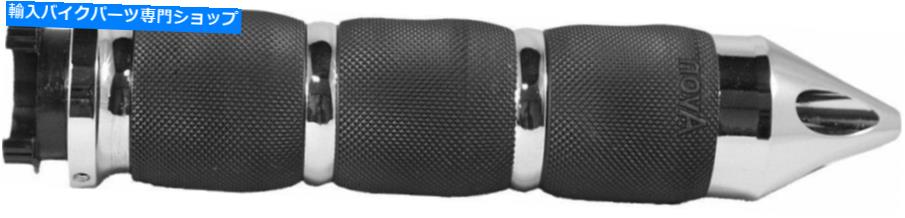 クロームパーツ エイボンエアクッショングリップスパイクF-B-W（Chrome）AIR-90-CH-FL-SP MCハーレー - デビッドソン AVON AIR CUSHIONED GRIPS SPIKE F-B-W (CHROME) AIR-90-CH-FL-SP MC Harley-Davidson【並行輸入品】