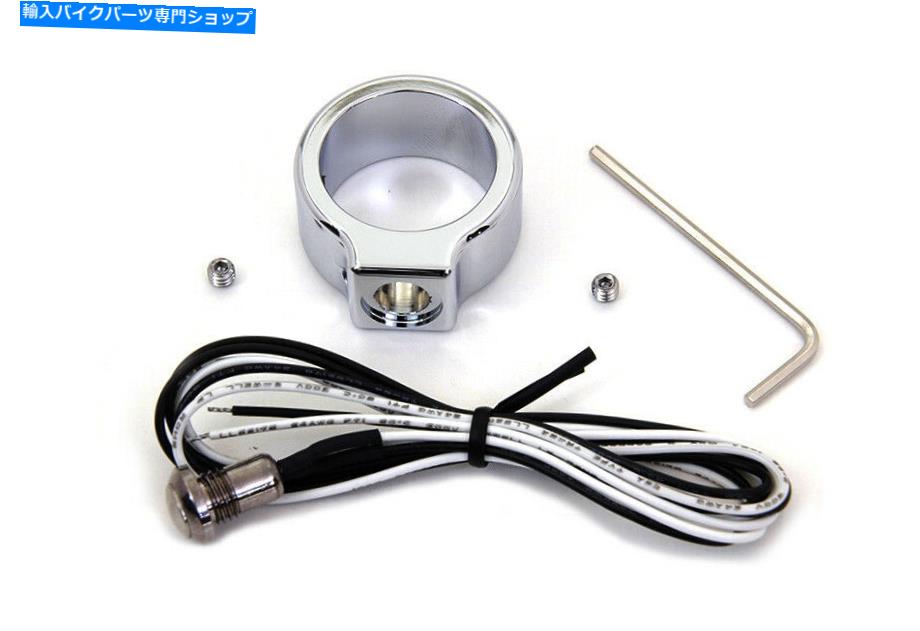 クロームパーツ Chromeシングルハンドルバーボタンスイッチキットフィットハーレー - デビッドソン Chrome Single Handlebar Button Switch Kit fits Harley-Davidson【並行輸入品】 31,598円
