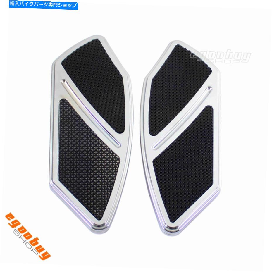 クロームパーツ CHROME CNCエッジカットリアフットペグの床板はツーリングソフトFXST 1984-2015 Chrome CNC Edge Cut Rear Foot Peg Floorboard For Touring Softail FXST 1984-2015【並行輸入品】 31,598円