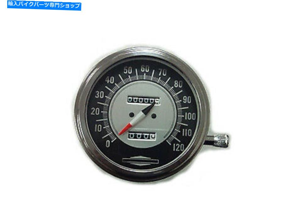 クロームパーツ 2：1の比率が付いているスピードメーターがHarley-Davidson Speedometer with 2:1 Ratio fits Harley-Davidson【並行輸入品】