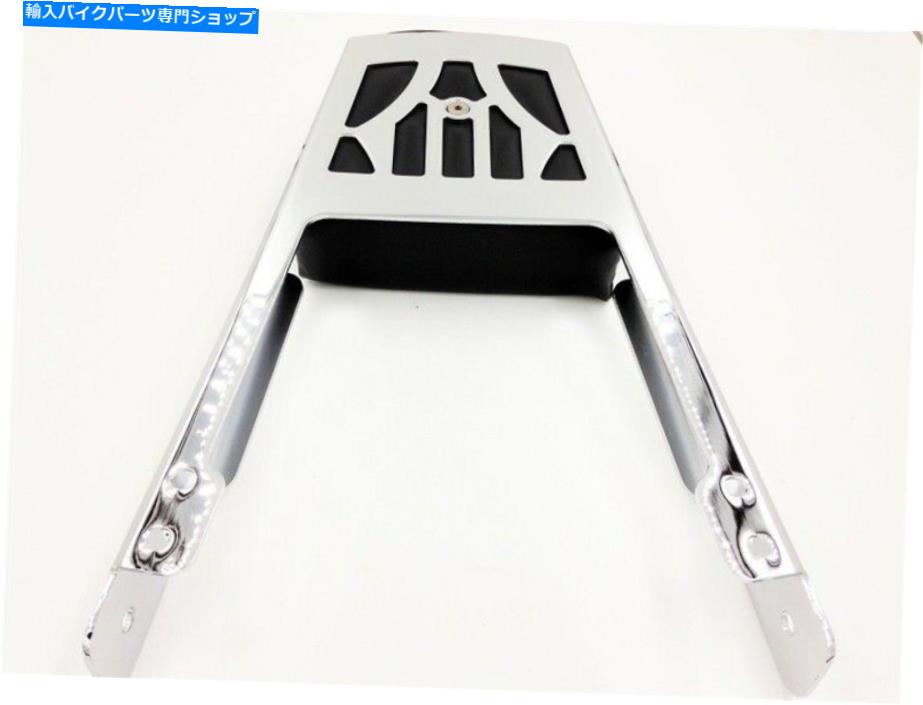 クロームパーツ ハーリースポーツスター883 1200用途カップス付きChrome Backrest Sissy Bar-オリジナルのタイトルを表示 Harley Sportster 883 1200 用レザーパッド付きChrome Backrest Sissy Bar- show original title【並行輸入品】