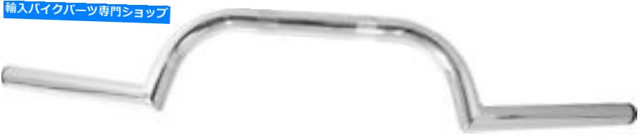 クロームパーツ エミゴ23-12558 1ストリートクラブマンハンドルバークロム Emgo 23-12558 1in. Street Clubman Handlebar Chrome【並行輸入品】