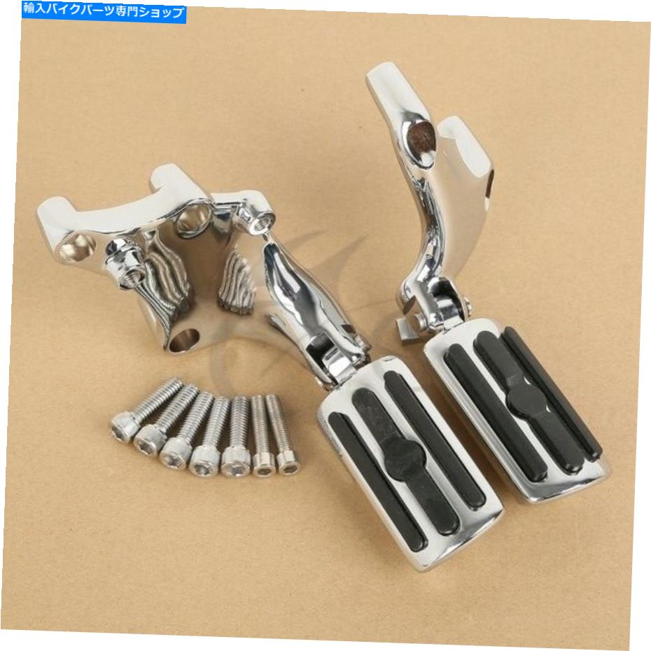 クロームパーツ ハーレーの男性マウントスタイルのクロムフットペグ＆ブラケット883 1200 Sportster 14-17 Male Mount-style Chrome Foot Pegs & Brackets For Harley 883 1200 Sportster 14-17【並行輸入品】