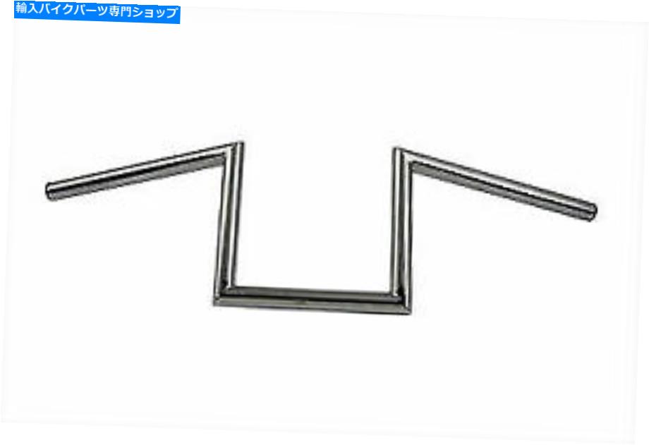 クロームパーツ vビデインによるノーペン用イングロタコン Vツインによるハーレーダビッドソン用インデントなしの 7 インチZハンドルバー- show original title【並行輸入品】