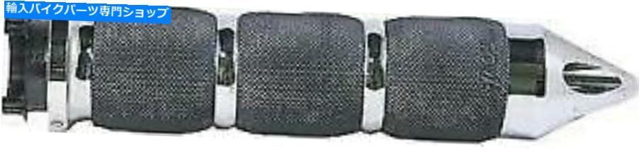 クロームパーツ エイボングリップクロームエアクッションスパイクグリップMT-AIR-90-CH-SPK Avon Grips Chrome Air Cushion Spike Grips MT-AIR-90-CH-SPK【並行輸入品】