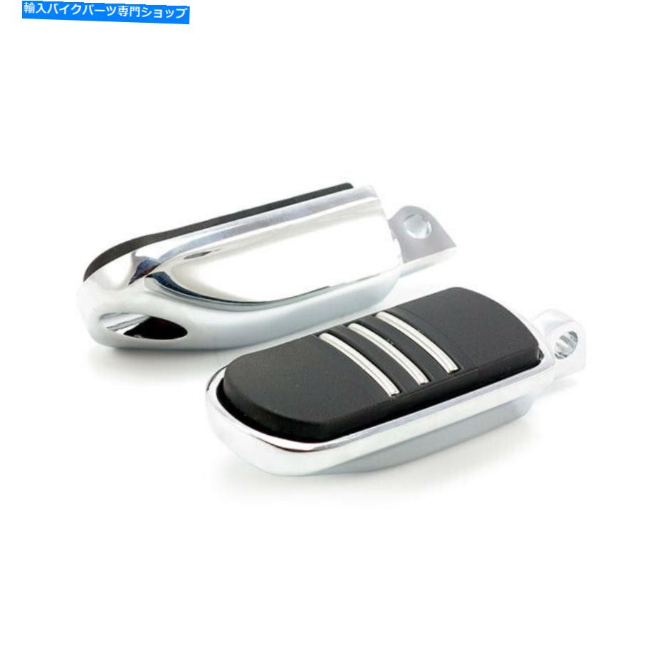 クロームパーツ PEGS SHATHING CHROME、Harley - Davidson Pegs Streamlined Chrome, for Harley - Davidson【並行輸入品】
