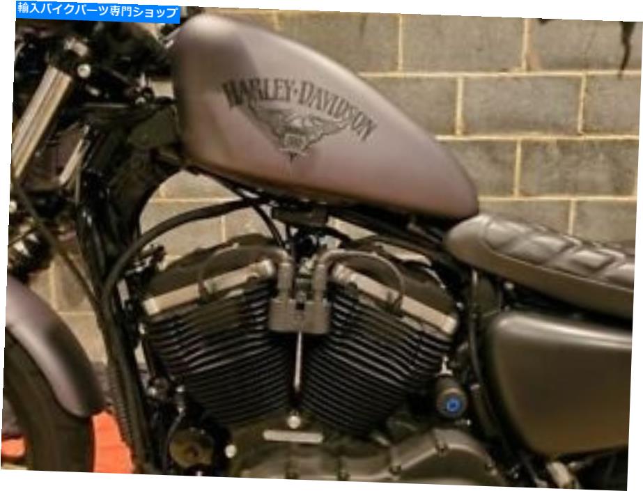 クロームパーツ 04+ハーレースポーツスター40 8 48アイアン883 1200 72コイルイグニッションキーの再配置 04+ Harley Sportster Forty Eight 48 Iron883 1200 72 Coil Ignition Key Relocation【並行輸入品】