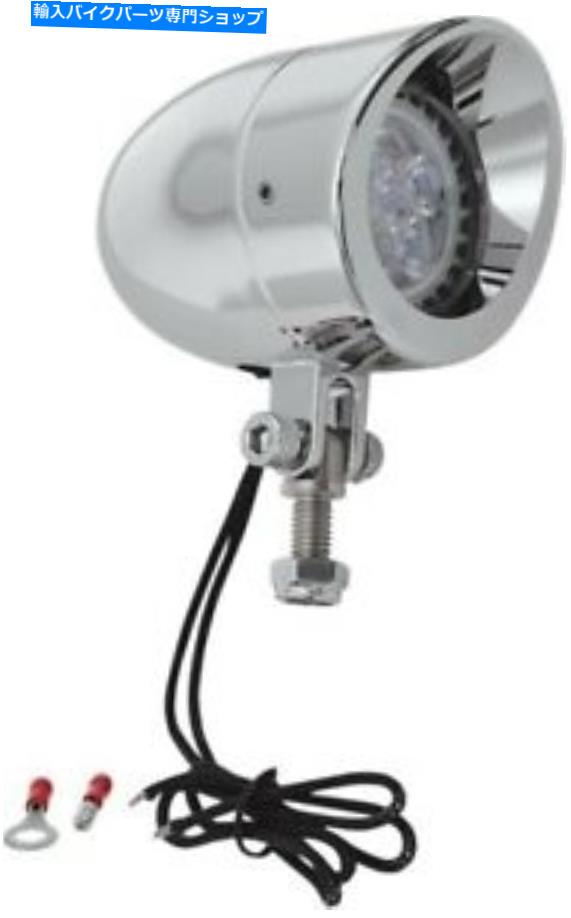クロームパーツ Chrome 16-10-104LEDのゆがみライブラクトライトがLED-オリジナルのタイトルを表示 Show Chrome 16-104LED ミニドライビングライト アルミニウム LED- show original title【並行輸入品】