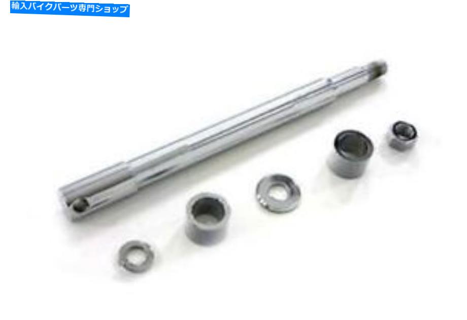 クロームパーツ Chromeフロントアクスルキットはハーレー、FLT 2008年と上、41mmのフォークフィットフィット Chrome Front Axle Kit fits Harley, FLT 2008 and up, 41mm Forks【並行輸入品】