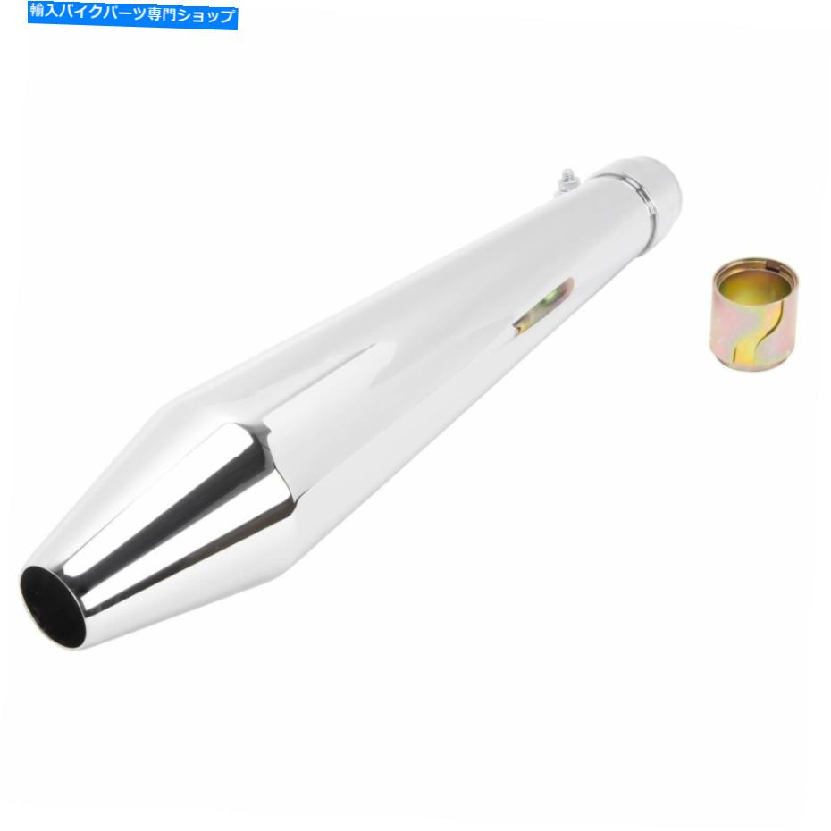 クロームパーツ Emgo Chrome Cafe MegaphoneエキゾーストマフラーBobberカスタム1.5 \