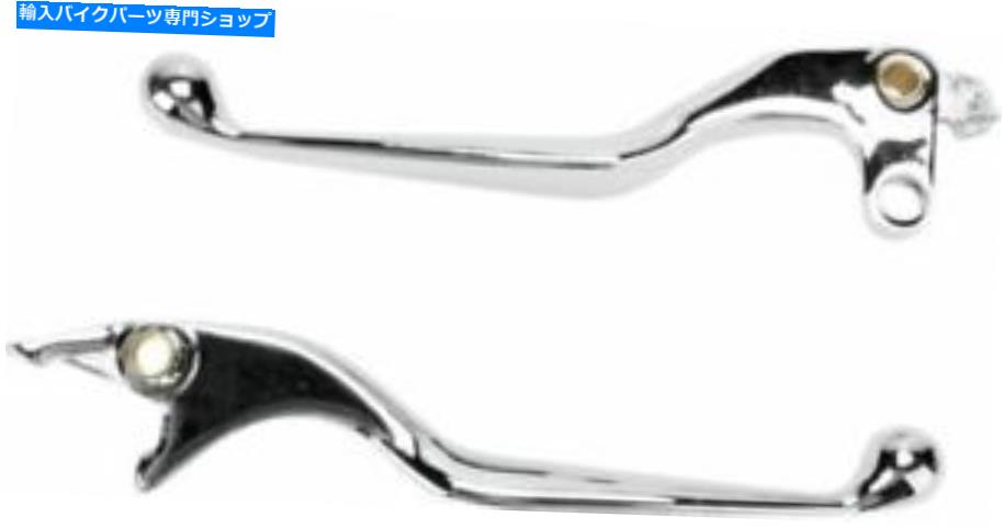 クロームパーツ クライャキンワイドスタイルレバーセットクローム(7429) Kuryakyn Wide Style Lever Set Chrome (7429)【並行輸入品】
