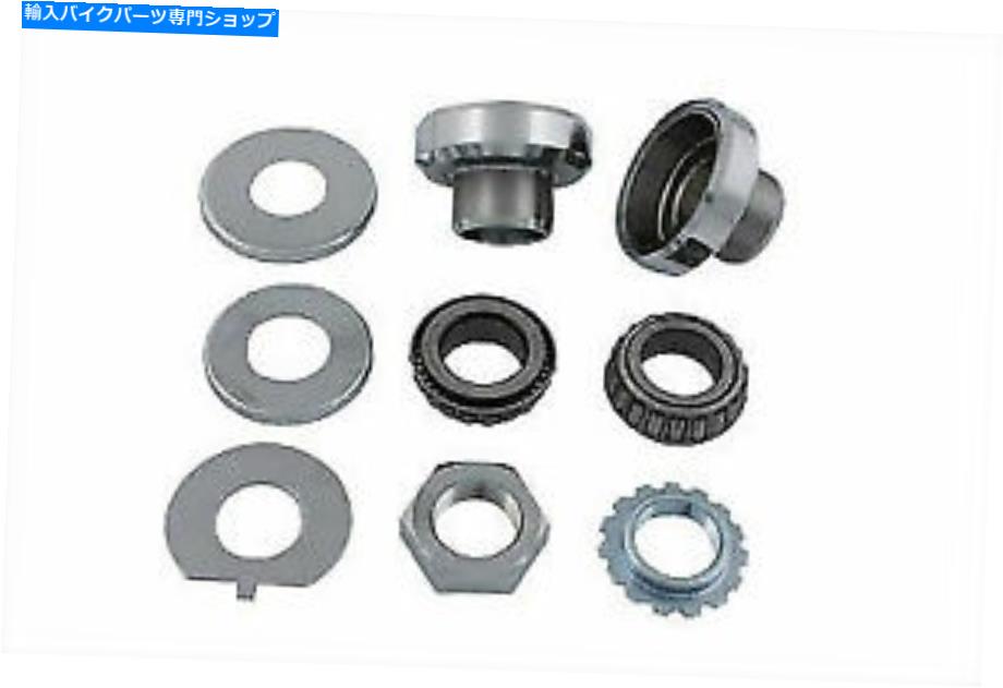 クロームパーツ Harley DavidsonのためのクロムフォークネックカップキットV-Twin Chrome Fork Neck Cup Kit for Harley Davidson by V-Twin【並行輸入品】