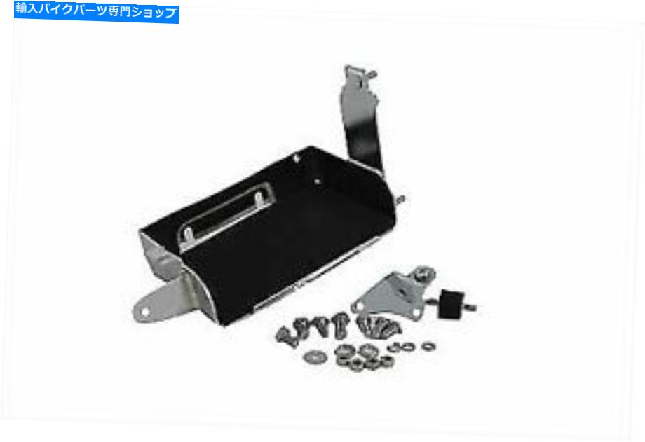 クロームパーツ V-Twinによるハーレーダビッドソン用クロムバッテリーキャリアキット Chrome Battery Carrier Kit for Harley Davidson by V-Twin【並行輸入品】