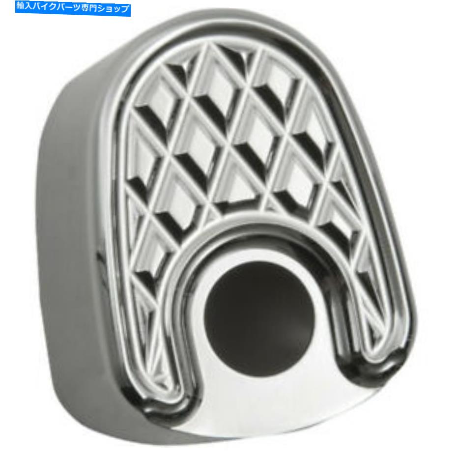 クロームパーツ 2014-2018ハーレーのためのEddie Trotta Chrome Platinumカットイグニッションスイッチカバー Eddie Trotta Chrome Platinum Cut Ignition Switch Cover for 2014-2018 Harley【並行輸入品】