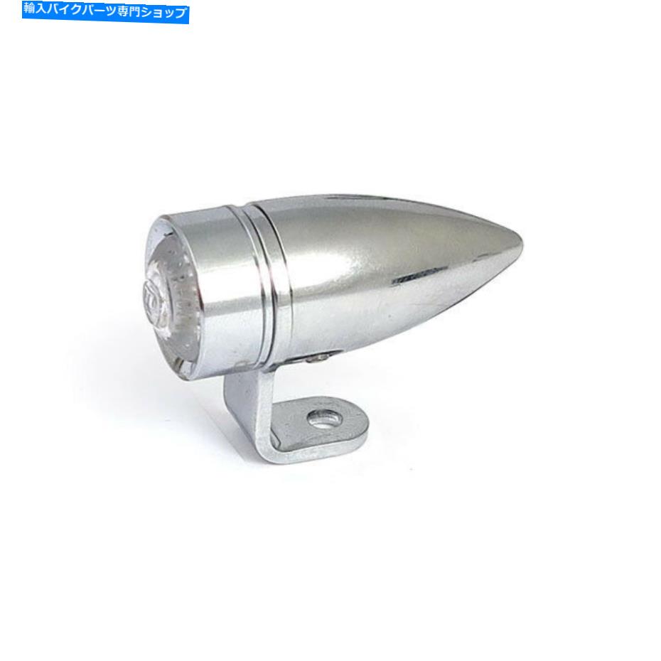 クロームパーツ リアライトモノII Chrome、マウント、LED、E-Certifiedのハーレーダビッドソン用 Rear Light Mono II Chrome, with Mount, LED, for Harley Davidson With E-Certified【並行輸入品】