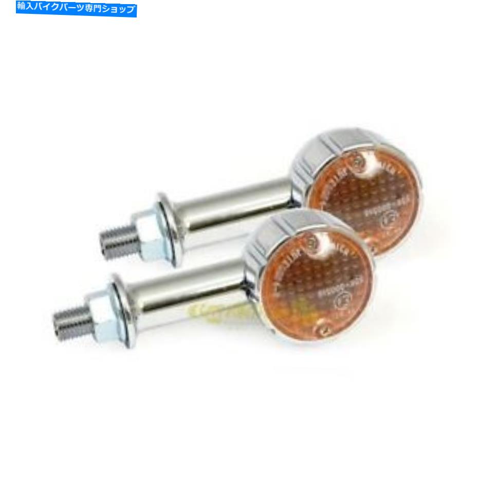 クロームパーツ ターンシグナルアリゾナクロームサポート40mm相同位（2 x）カフェレーサースクランブラ Turn signals Arizona Chrome Support 40mm Homologated (2 X) Cafe Racer Scrambler【並行輸入品】