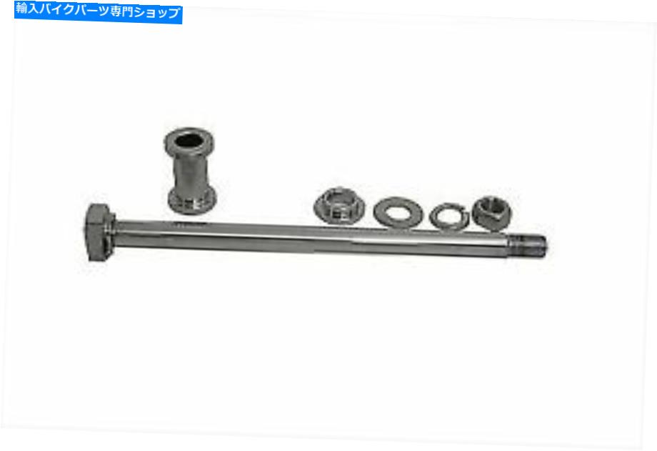 クロームパーツ Harley Davidsonによるクローム後部車軸キットV-Twin Chrome Rear Axle Kit for Harley Davidson by V-Twin【並行輸入品】
