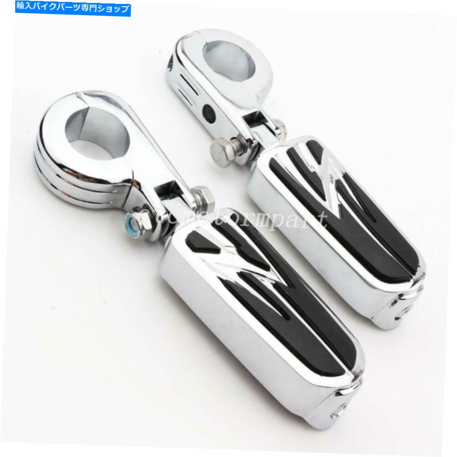クロームパーツ Chromeオートバイクラッシュバーエンジンガードハイウェイフットペグのハーレーダビッドソン Chrome Motorcycle Crash Bar Engine Guard Highway Foot Pegs for Harley Davidson【並行輸入品】