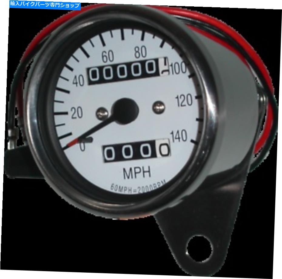 クロームパーツ 新しいクロムスピード60mmホワイトフェイス2; 1; 1比率 NEW CHROME SPEEDO 60MM WHITE FACE 2;1;1 RATIO【並行輸入品】｜Us Custom Parts Shop USDM