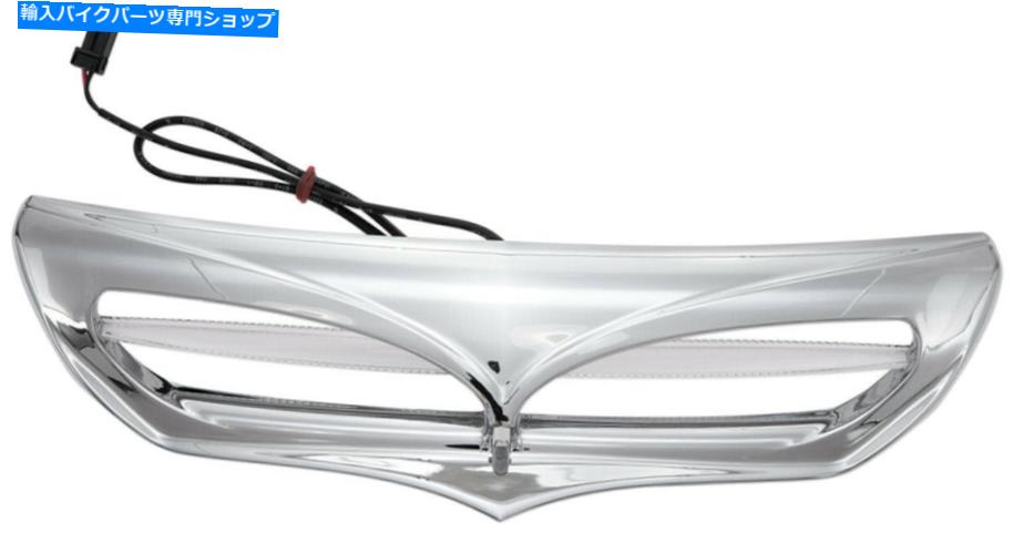 クロームパーツ CiRO Chrome照明フェアリングベントトリム40010 Ciro Chrome Lighted Fairing Vent Trim 40010【並行輸入品】
