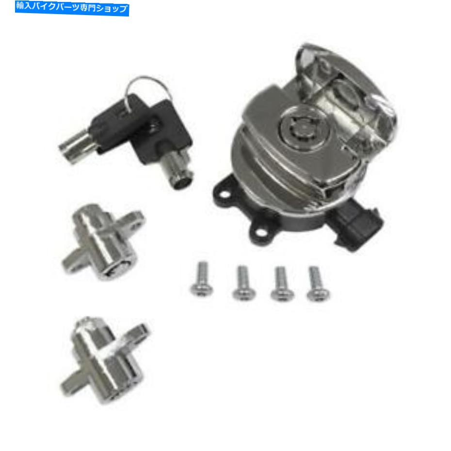 クロームパーツ SH Chrome SHをドラッグしたHarley 2014-18 Flhr 2106-0411 Drag Chrome SH Igniton Switch SB Lock Kit for Harley 2014-18 FLHR 2106-0411【並行輸入品】