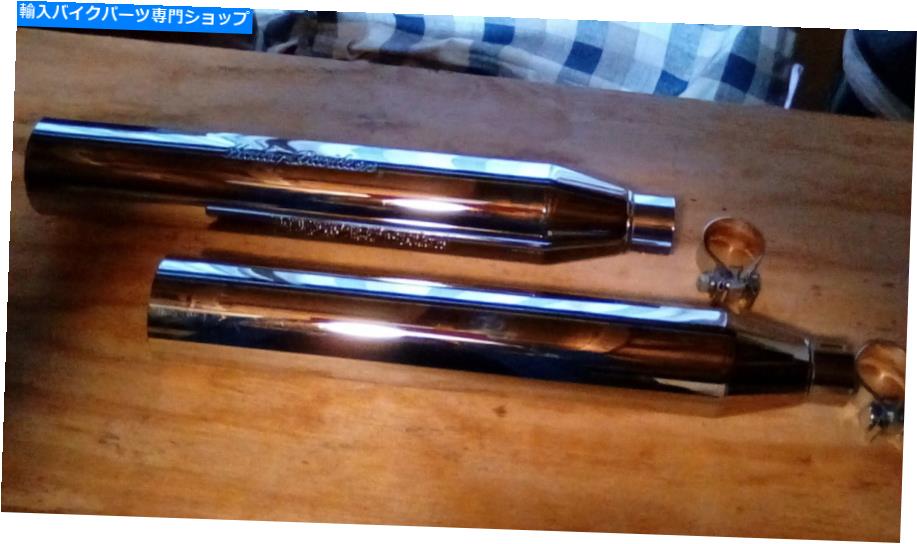 クロームパーツ ハーレーダビッドソンスクリーミンイーグルブリントカットマフラーキット80137-97 Harley Davidson Screamin Eagle blunt cut muffler kit 80137-97【並行輸入品】