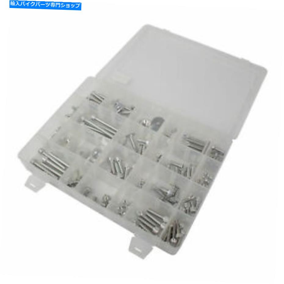 クロームパーツ バイクITユニバーサルスクリューセットキット150ピースクロム Bike It Universal Screw Set Kit 150Pcs Chrome【並行輸入品】