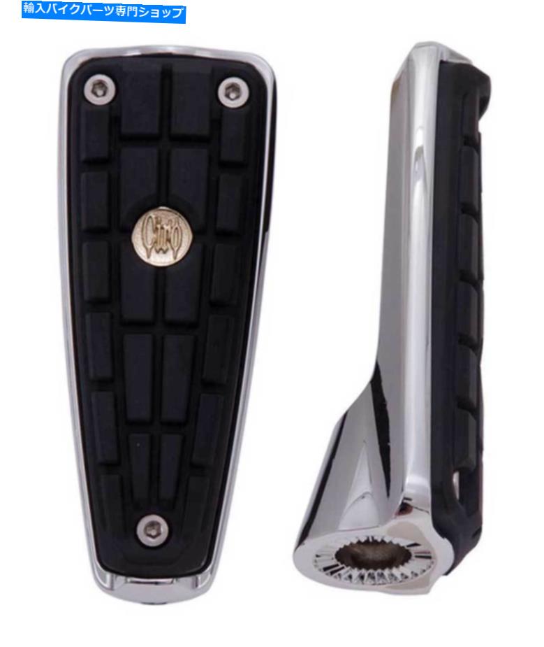 クロームパーツ マウントなしのCIRO CMXフットペッグ - クロムまたはブラックフィニッシュ、ペアで販売 Ciro CMX Footpegs Without Mount - Chrome or Black Finish, Sold in Pairs【並行輸入品】 32,476円