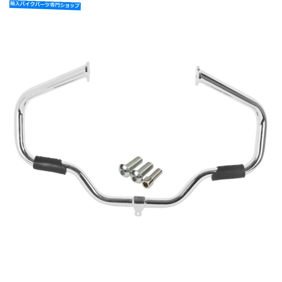 クロームパーツ 口ひげハイウェイエンジンガードクラッシュバーフィットハーレーロードストリートグライド09-21 Mustache Highway Engine Guard Crash Bar Fit For Harley Road Street Glide 09-21【並行輸入品】
