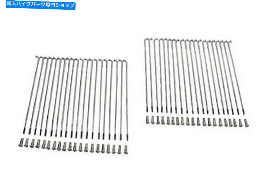 クロームパーツ クローム21スポークセットダイヤモンドタイプフィットハーレーダビッドソン Chrome 21 Spoke Set Diamond Type fits Harley-Davidson【並行輸入品】