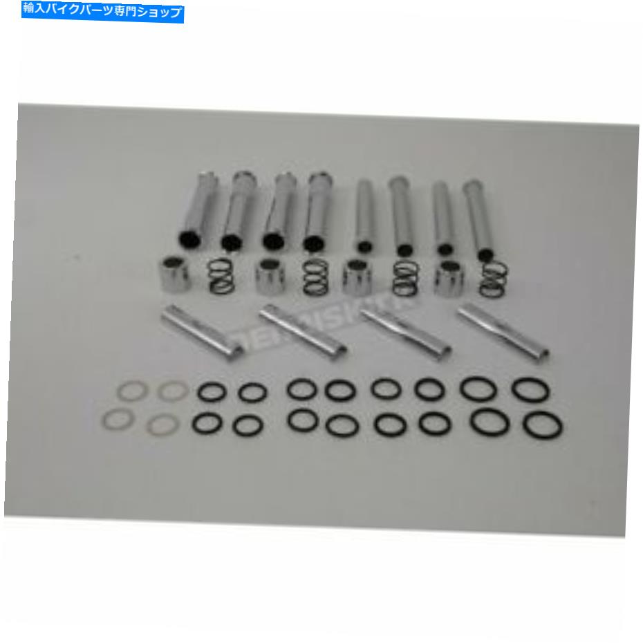 クロームパーツ Vツイン製造クロムプッシュロッドカバーキット - 11-0901 V-Twin Manufacturing Chrome Pushrod Cover Kit - 11-0901【並行輸入品】