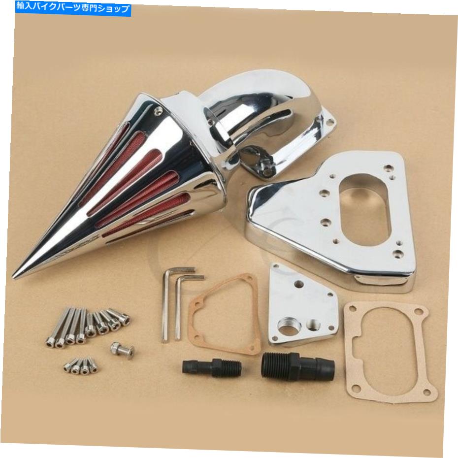 クロームパーツ Honda VTX 1800 R S C N F 2002-09のためのクロムスパイクエアクリーナキット吸気フィルター Chrome Spike Air Cleaner Kits Intake Filter For Honda VTX 1800 R S C N F 2002-09【並行輸入品】 32,476円