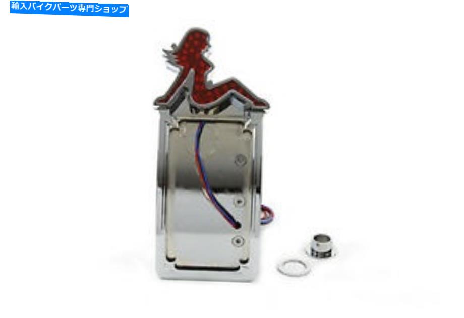 クロームパーツ V-Twin 33-0282 - Chrome Lady Luck Ledテールランプアセンブリ V-Twin 33-0282 - Chrome Lady Luck LED Tail Lamp Assembly【並行輸入品】