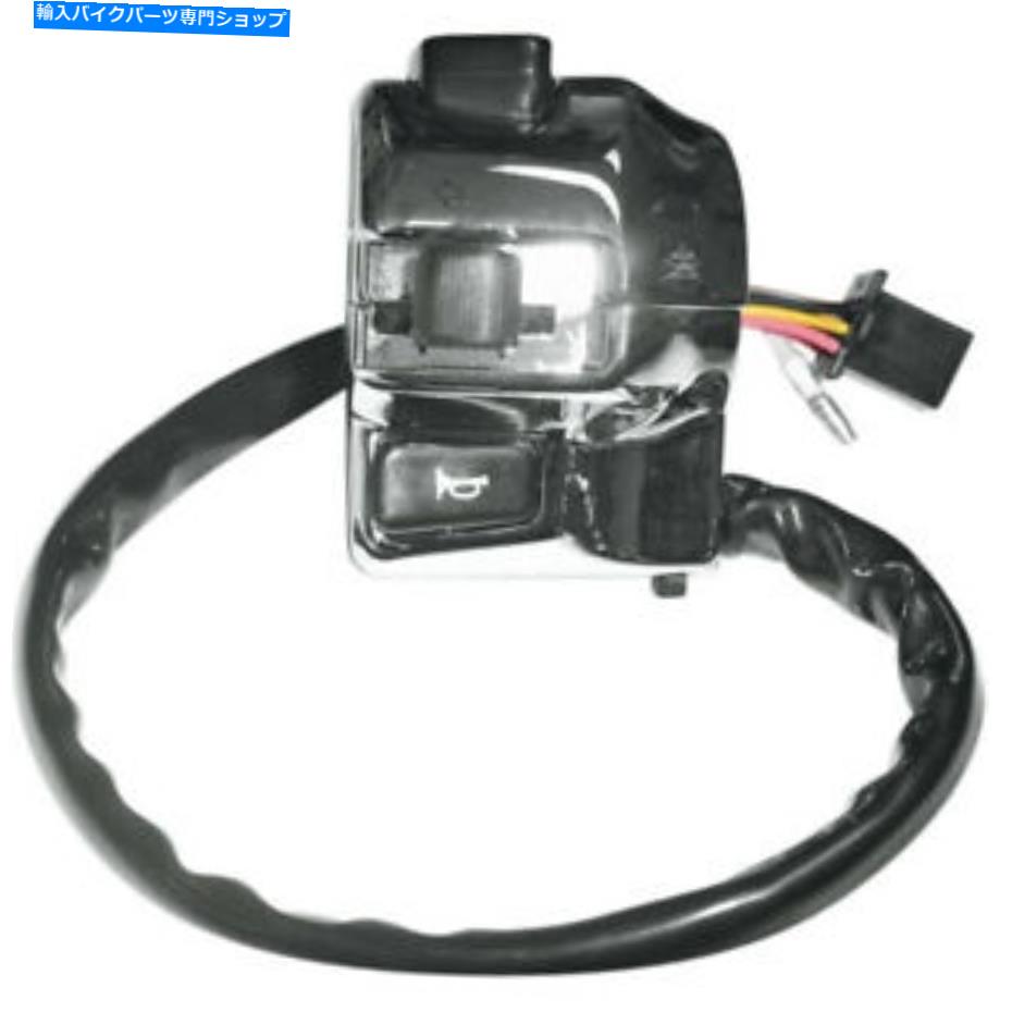 クロームパーツ K＆Sテクノロジークロームユニバーサルターン信号スイッチ12-0041 K&S Technologies Chrome Universal Turn Signal Switch | 12-0041【並行輸入品】