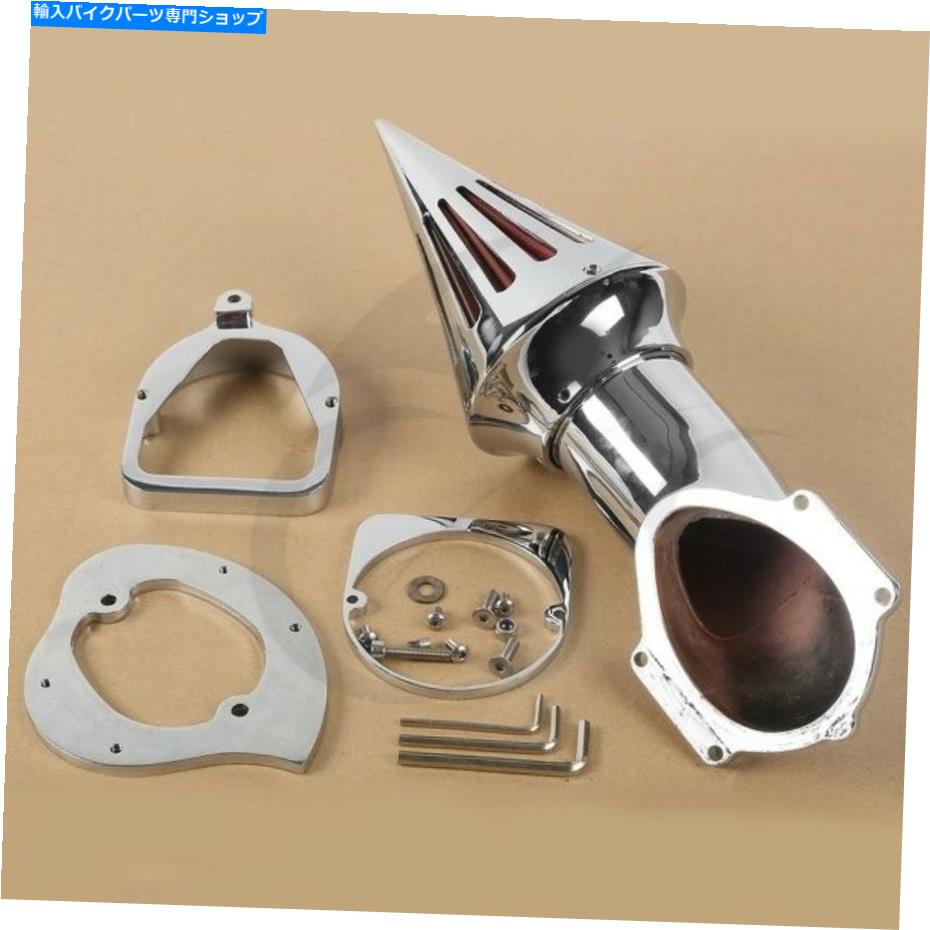 クロームパーツ Honda 98-03 Shadow Ace750 -VT750のためのクロムスパイクエアクリーナリー摂取フィルターフィット Chrome Spike Air Cleaner Intake Filter Fit For Honda 98-03 Shadow ACE750 -VT750C【並行輸入品】