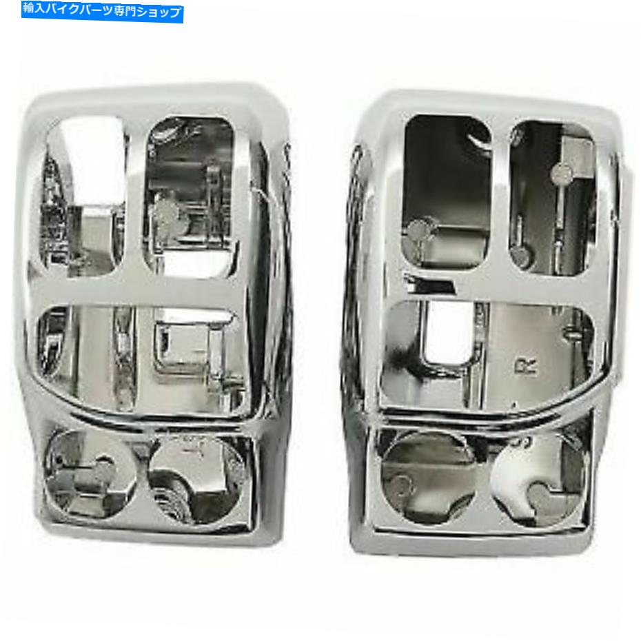 クロームパーツ Harley Flht / FLHX / FLHR W /油圧クラッチ用クロームスイッチハウジングキット Chrome Switch Housing Kit for Harley FLHT/FLHX/FLHR w/ Hydraulic Clutch【並行輸入品】 32,476円