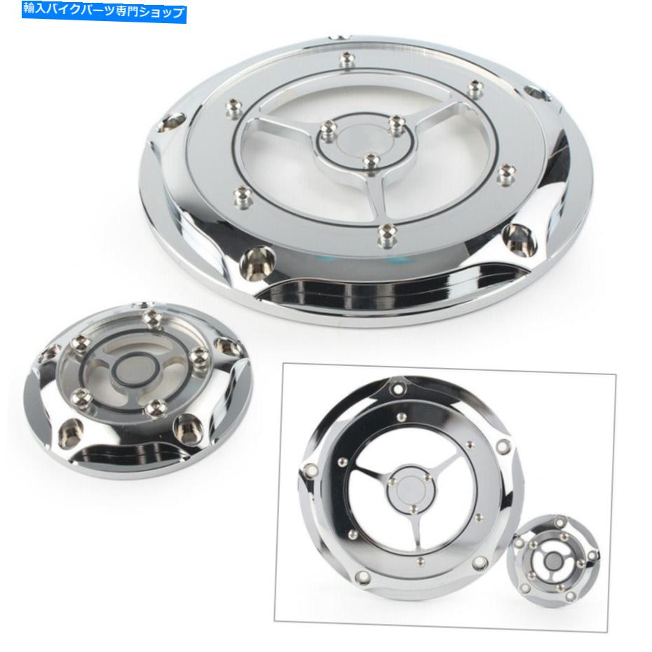 クロームパーツ ダービータイミングタイマーカバーフィットハーレーロードキングエレクトラグライドソフトコムクロム Derby Timing Timer Cover Fit Harley Road King Electra Glide Softail Chrome【並行輸入品】
