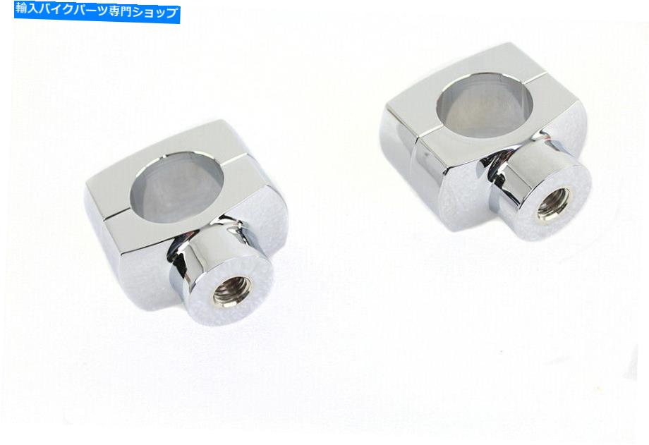 クロームパーツ 1-1 / 4ショーティライザーセットクローム 1-1/4 Shorty Riser Set Chrome【並行輸入品】