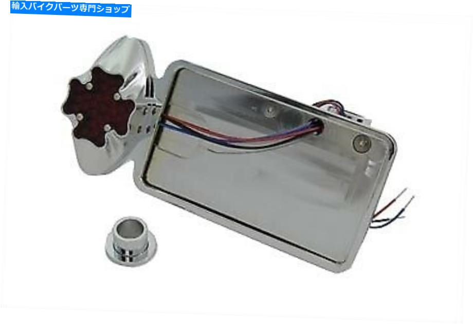 クロームパーツ マルタLEDテールランプキットクロームフィットハーレーデビッドソン Maltese LED Tail Lamp Kit Chrome fits Harley-Davidson【並行輸入品】