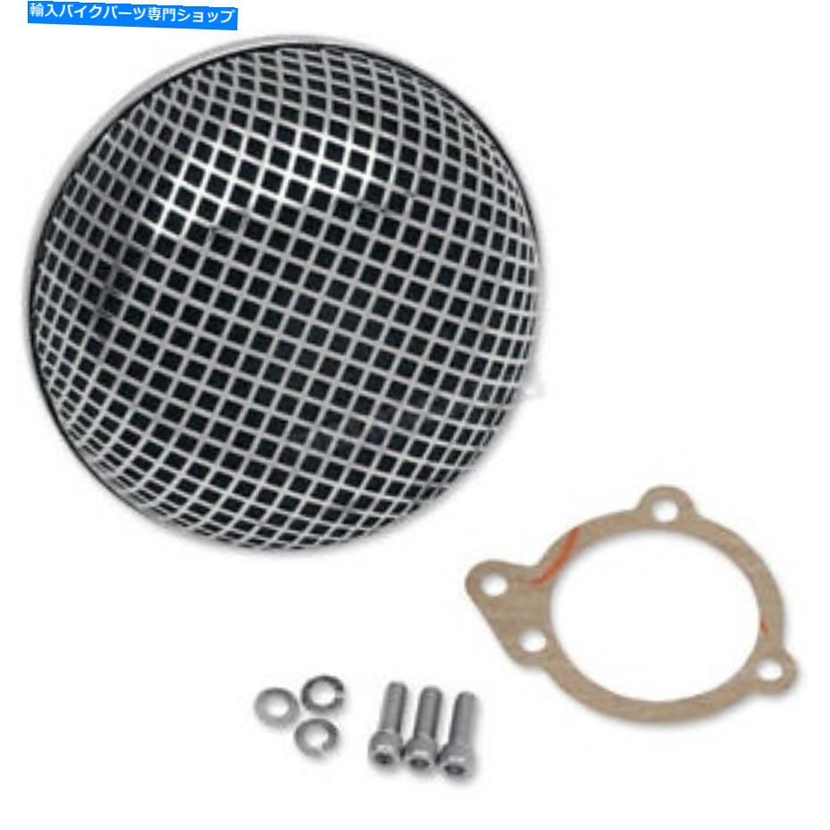 クロームパーツ ドラッグスペシャリティボブレトロスタイルエアクリーナ - 1010-0191（CAへの船なし） Drag Specialties BOB Retro-Style Air Cleaner - 1010-0191 (no ship to CA)【並行輸入品】