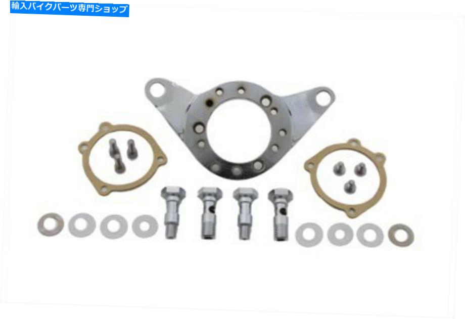 クロームパーツ ソースソフトダイナツーリングバッガー用オアクリーズカットクロームセット - オリジナルのタイトルを表示する ハーレー Softail Dyna Touring Bagger用エアクリーナーブラケットキットクロームビレット- show original title【並行輸入品】