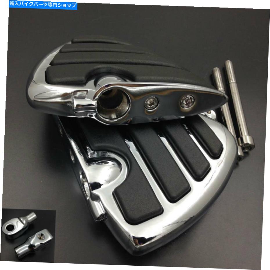 クロームパーツ 1995-2008 2005 2005年鈴木侵入者1400 Boulevard S83 Front Wing Foot Peg Rest For 1995-2008 2005 Suzuki Intruder 1400 Boulevard S83【並行輸入品】
