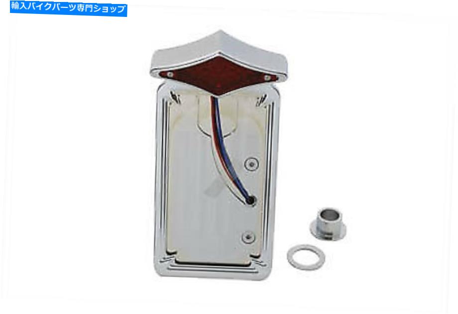 クロームパーツ クロームダイヤモンドLED垂直テールランプアセンブリはハーレー - ダビッドソンフィット Chrome Diamond LED Vertical Tail Lamp Assembly fits Harley-Davidson【並行輸入品】