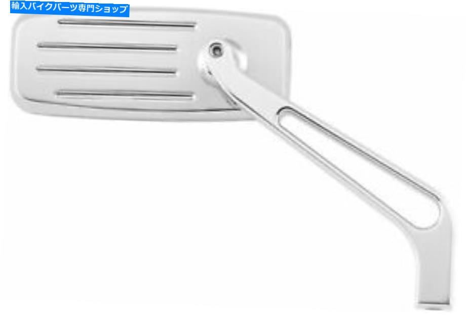 クロームパーツ Bikemaster Louver Spear Mirror Chrome KS-A27CNC BikeMaster Louver Spear Mirror Chrome KS-A27CNC【並行輸入品】
