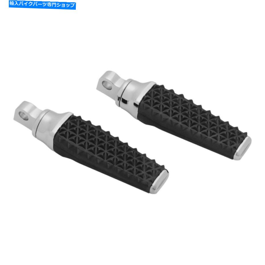 クロームパーツ クレアキン5952雄型マウントアダプター、クロムペアのスラッシャーPEG Kuryakyn 5952 Thresher Pegs with Male Mount Adapters, Chrome Pair【並行輸入品】
