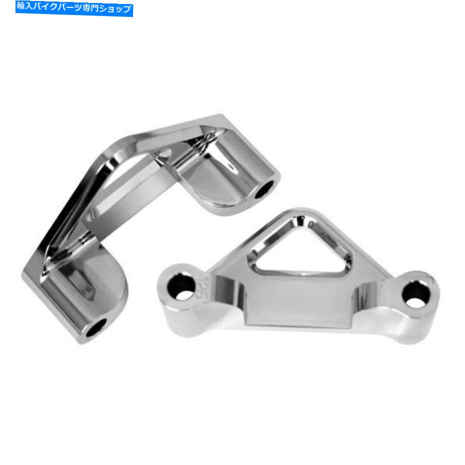 クロームパーツ Harley-Davidson Road King 94-13 Accutronixスムースクロームフェンダースペーサー For Harley-Davidson Road King 94-13 Accutronix Smooth Chrome Fender Spacers【並行輸入品】