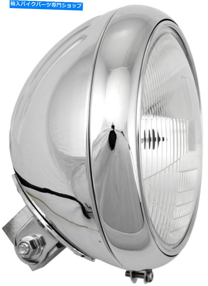 クロームパーツ ハードドライブL20-6084GD 7インチ。 Grooved Headlight - ボトムマウント HARDDRIVE L20-6084GD 7in. Grooved Headlight - Bottom Mount【並行輸入品】