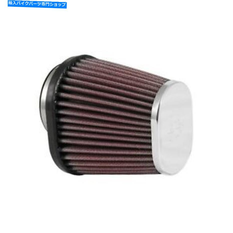 クロームパーツ K＆NユニバーサルオーバルエアフィルタークロームエンドキャップRC-2890 K & N Universal Oval Air Filters Chrome End Cap RC-2890【並行輸入品】