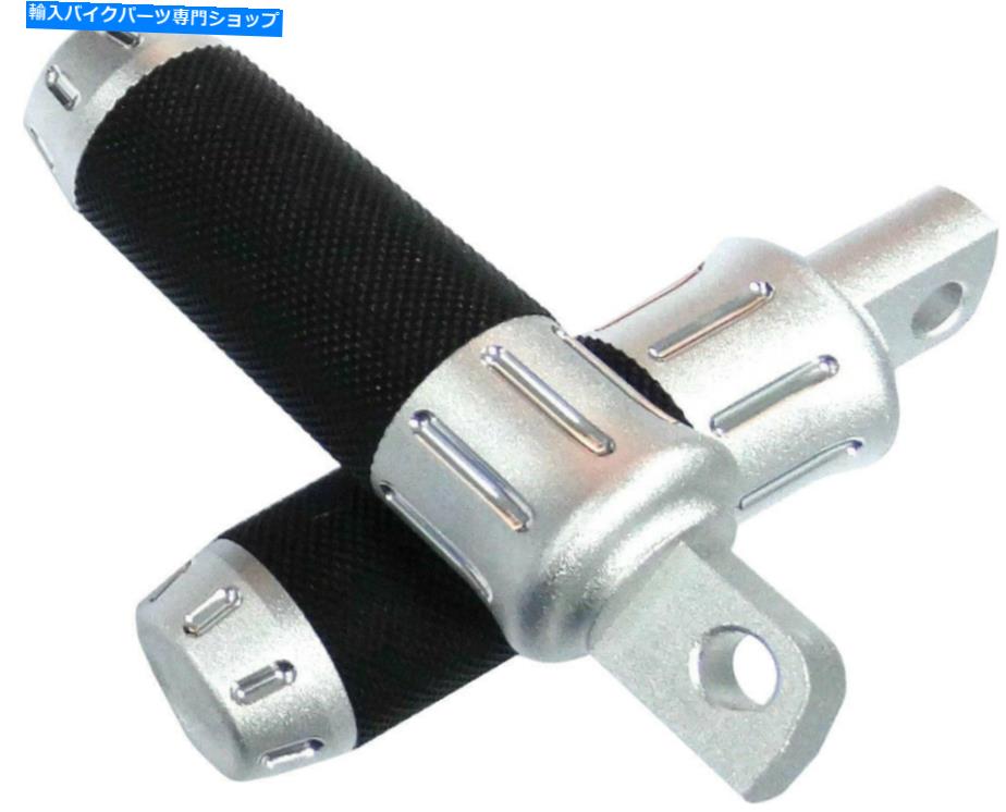 クロームパーツ ショットピーニングクローム毒の足のペグ左右のフットペグハーレーSS250 1975-1978 Shot Peened Chrome Venom Foot Pegs Left Right Footpegs Harley SS250 1975-1978【並行輸入品】