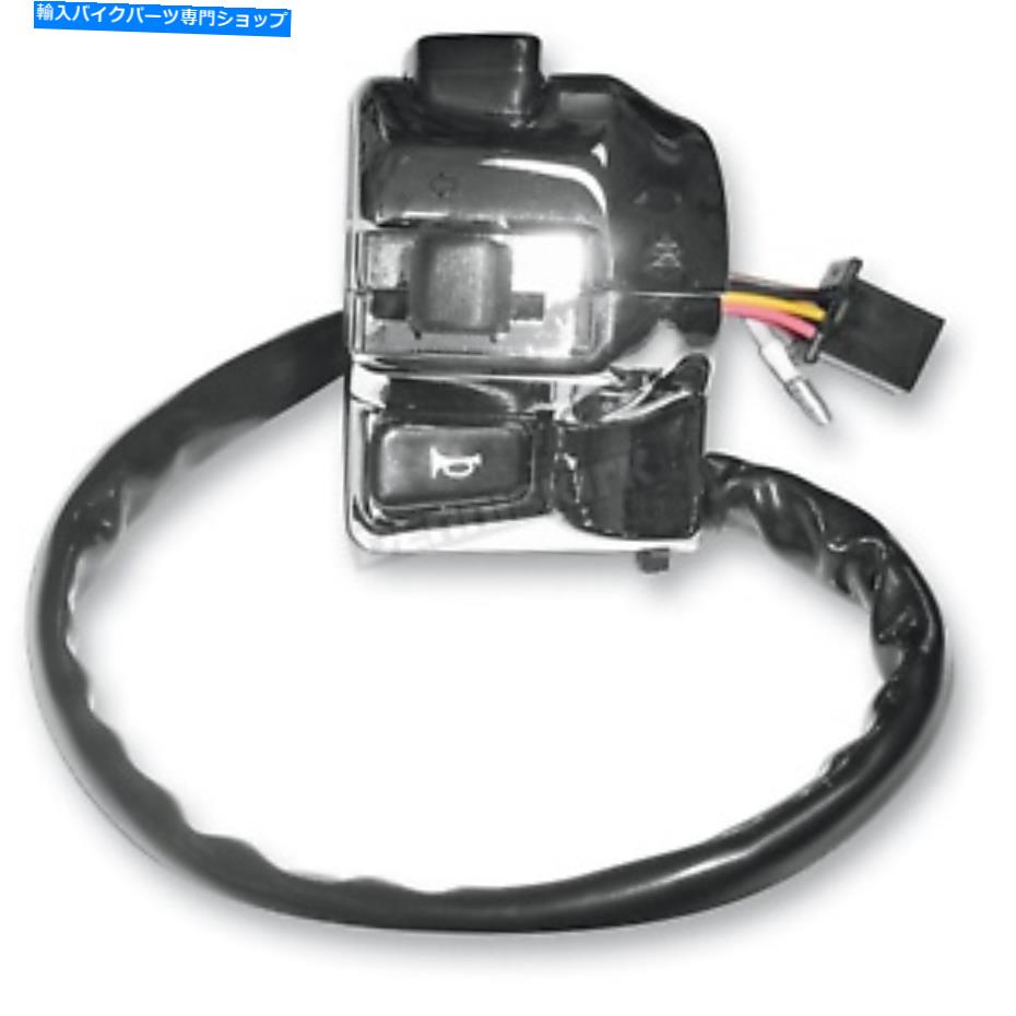 クロームパーツ K＆SスイッチフールタンシェルCMPCT（メット承認）クローム（LH）PN 12-0041-オリジナルのタイトルを表示 K&S スイッチ ユニバーサル ターンシグナル Cmpct (ドット承認) クローム (Lh) Pn 12-0041- show original title【並行輸入品】